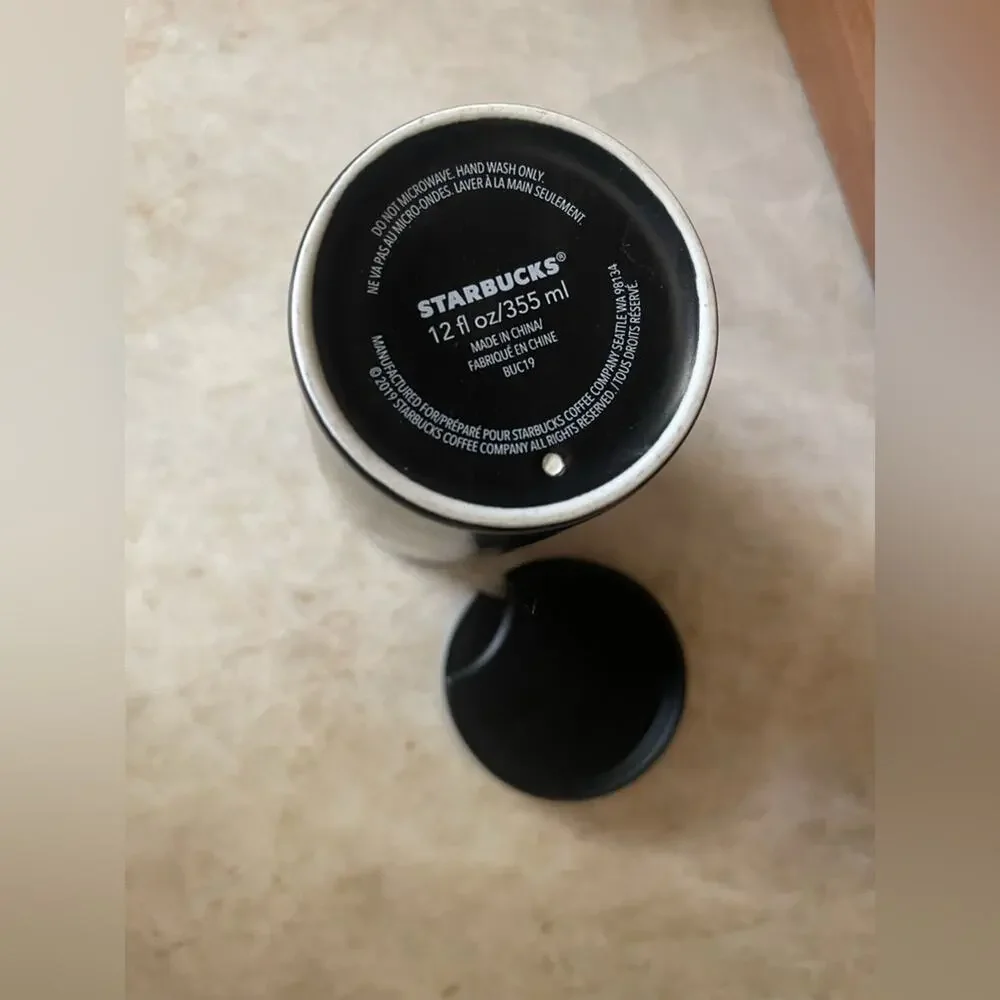 Starbucks Black, gold and White limited edition Tumbler 2019
